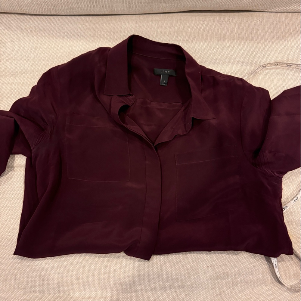 Jcrew silk blouse